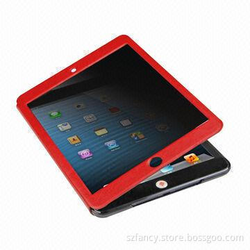 Leather Case for iPad with Privacy Film, 180 Degrees, Wake-up Function